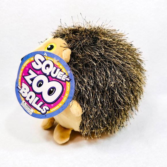 Squee-Zoo Ball Hedgehog Stuffed Squishy Plush Toy - NWT - Picture 2 of 10